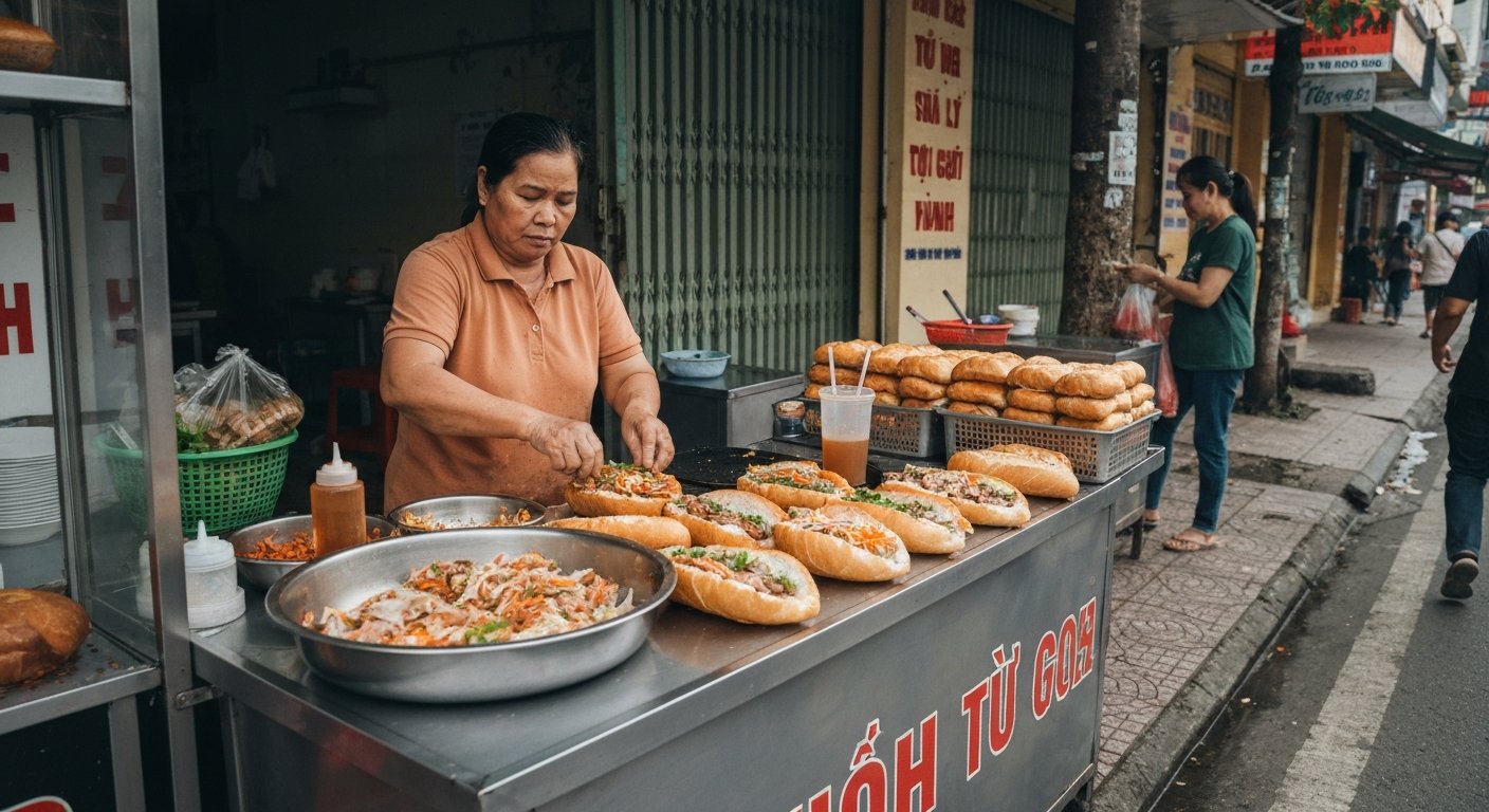 호치민시 반미 맛집 찾기:반미 호아마 (Banh mi Hoa Ma)