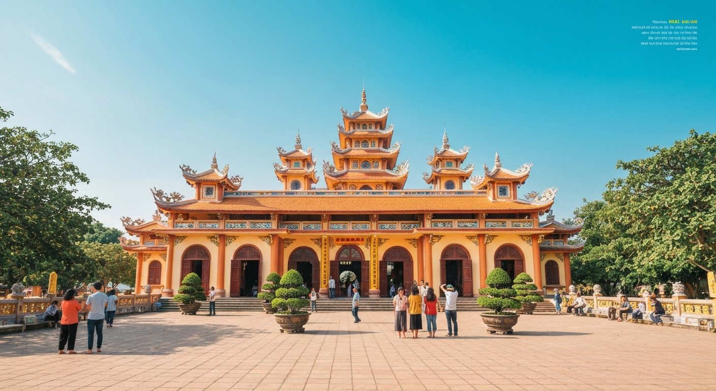 베트남 테마여행 까이다이교 사원 Cao Dai Temple