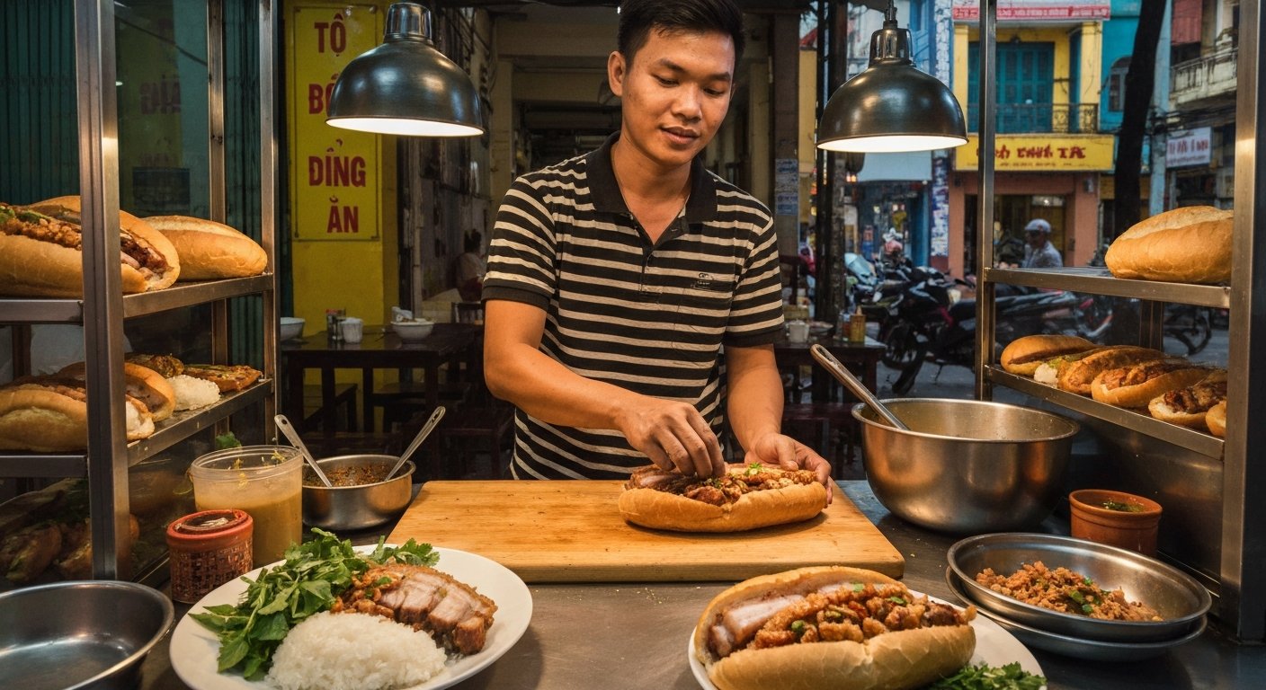 호치민 반미 맛집 “Bánh Mì Hồng Hoa