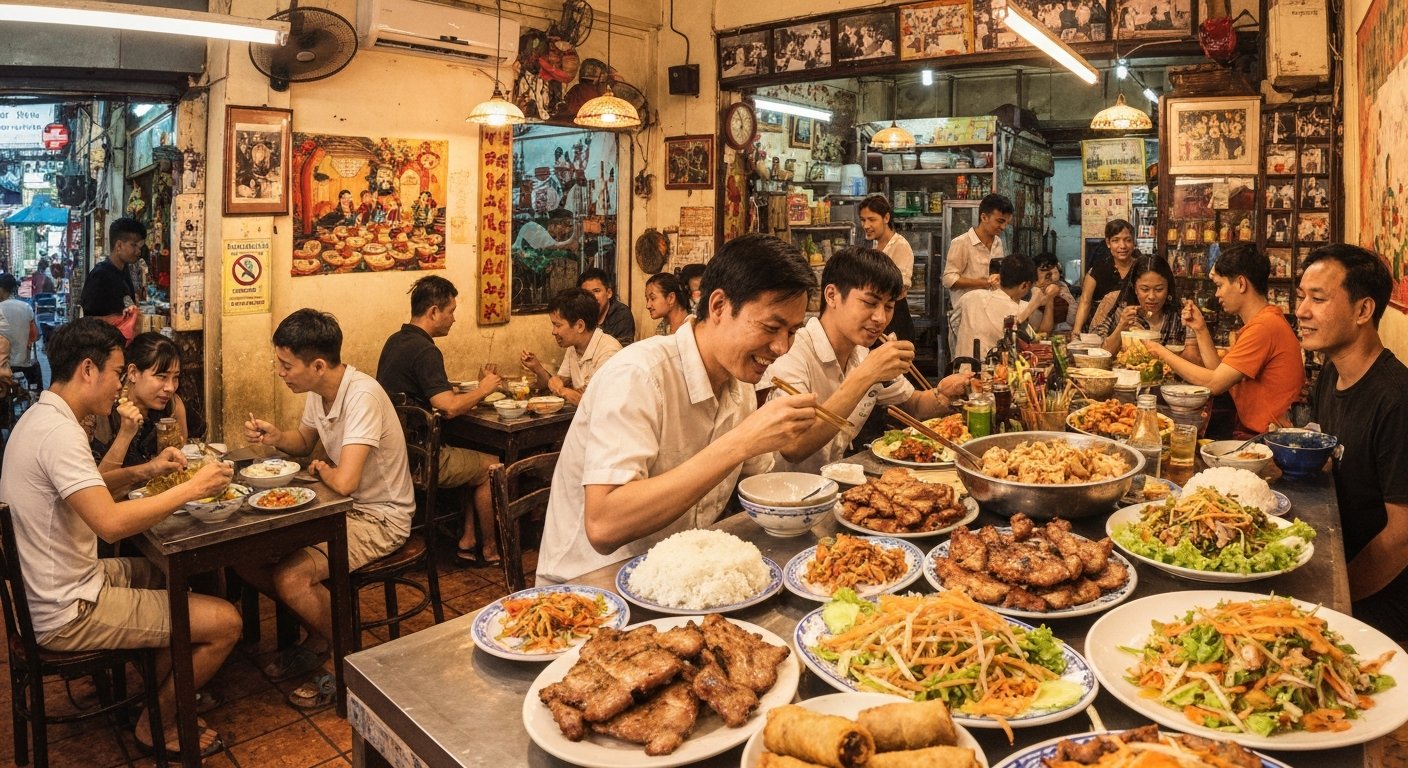 CNN에 소개된 스프링롤 & 분짜 맛집 “Quan Nem(꾸안 넴)”