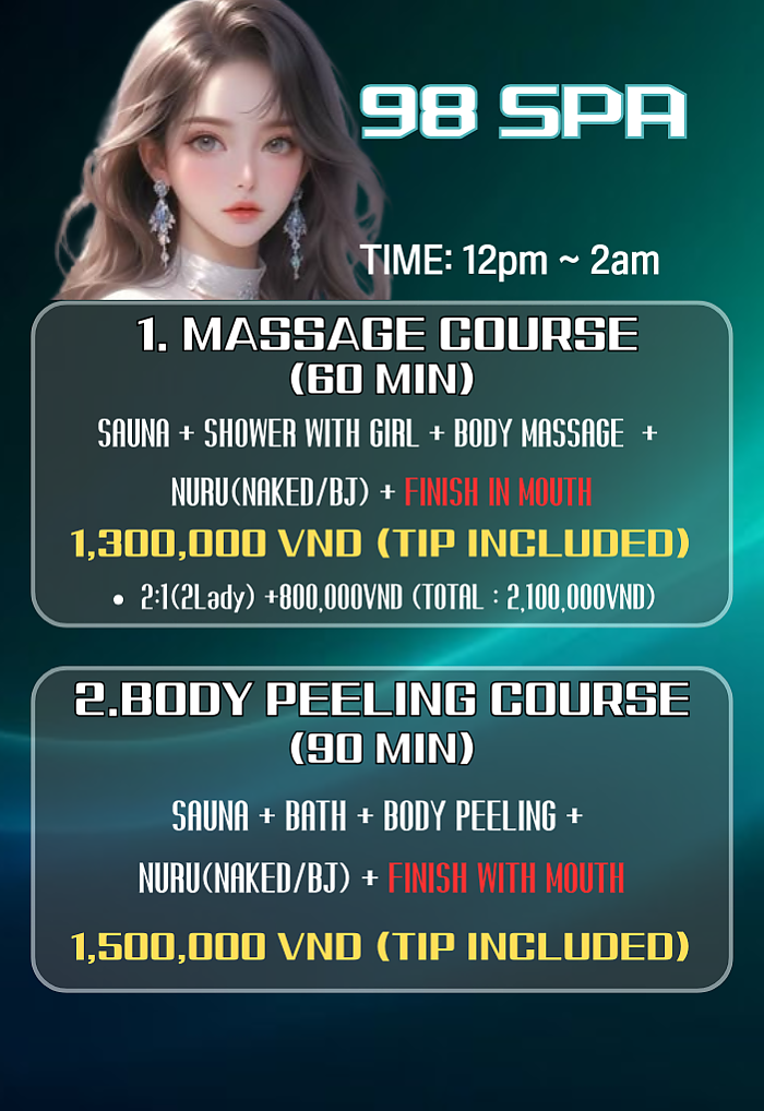 하노이 불건마 98스파 HANOI 98 SPA