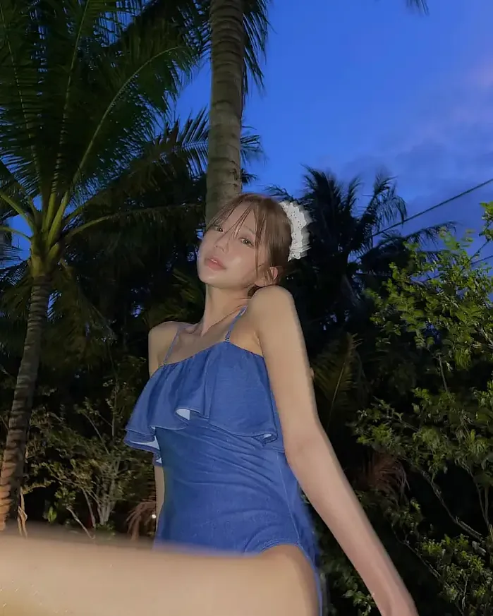 노을질때 밤수영은 너무 좋은걸…? instagram for mingddo_h