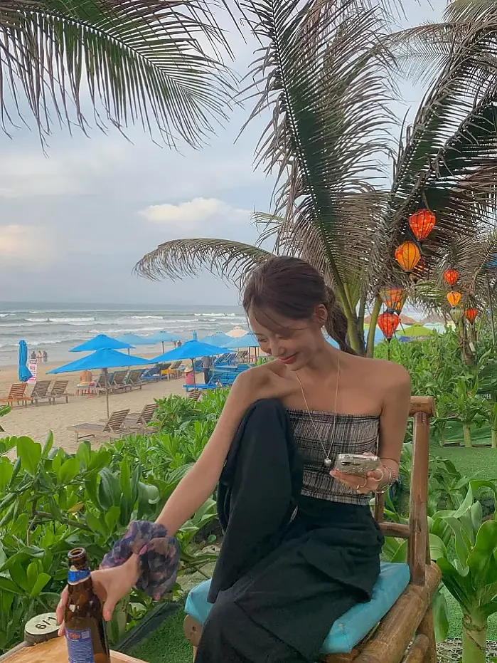 안방 비치에서 완벽했던 가게와 음식 instagrm for mingddo_h (feat.다낭)