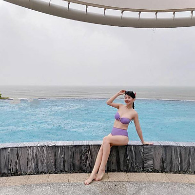 The Grand Ho Tram 10월 16일 수영할 줄 알기 때문에 내가 물에 들어갈 거라고 기대하지 마