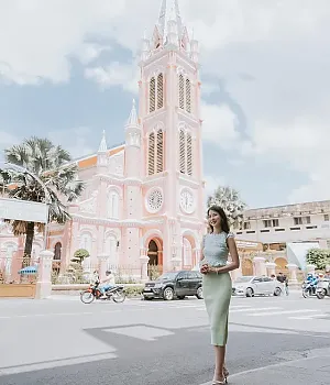 베트남 호치민 탄딘 성당 후기💗 진짜 핑크색 성당이 실제로 있었어요