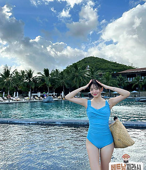 Amiana Resort and Villas Nha Trang 1월 15일 수영 진짜 너무 재밌당