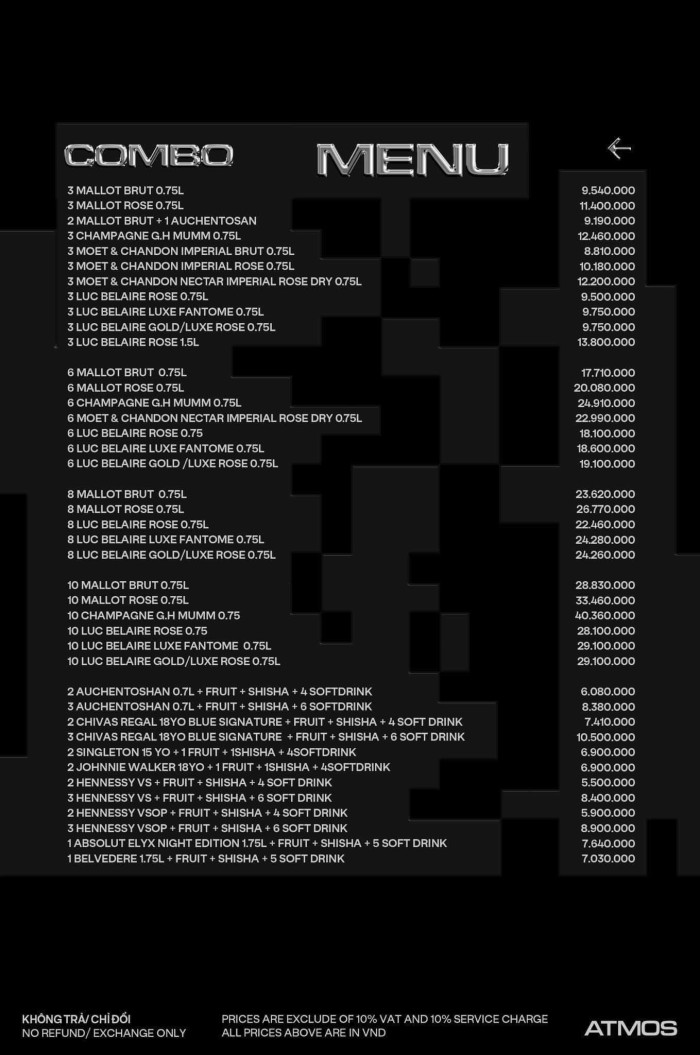 호치민 아트모스 클럽 ATMOS (1군)