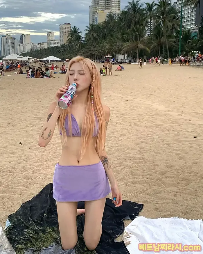 Nha Trang Beach 2월 18일 나트랑 해변은 일몰이 너무 이뻤다