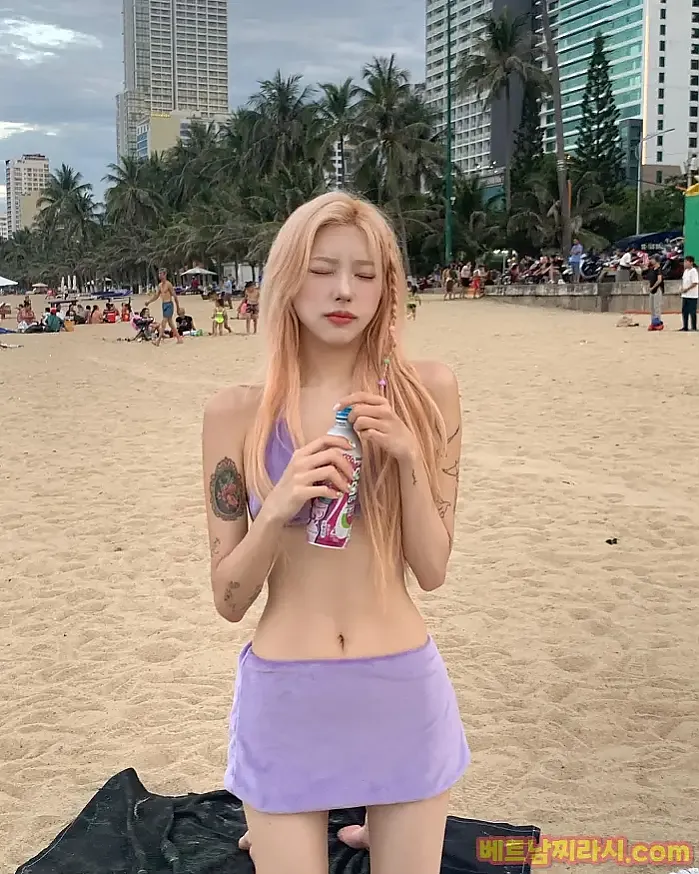Nha Trang Beach 2월 18일 나트랑 해변은 일몰이 너무 이뻤다