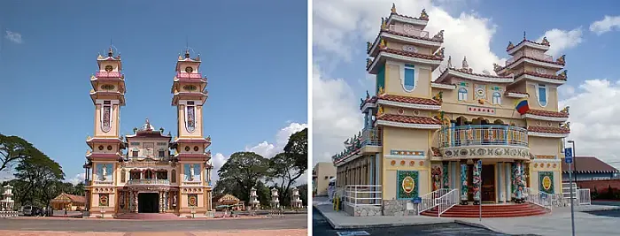 베트남 테마여행 까이다이교 사원 Cao Dai Temple