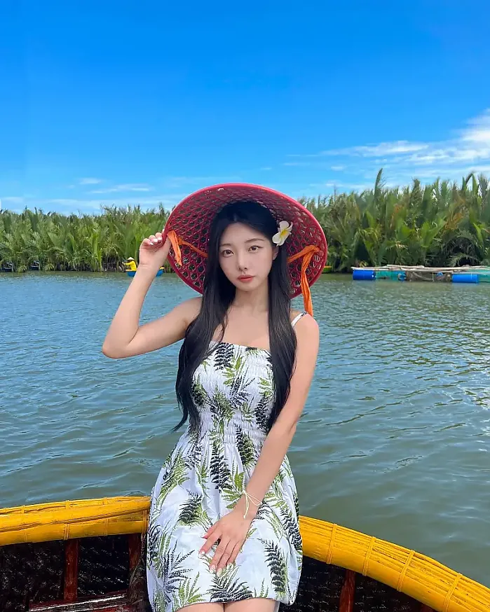 호이안 코코넛마을 바구니배 베트남 호이안 7월 2일