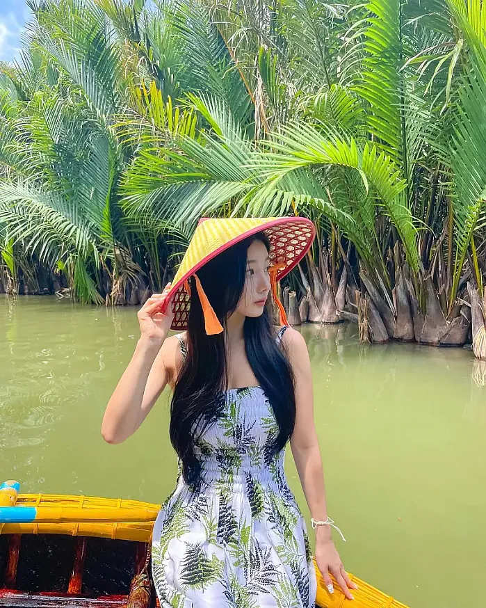 호이안 코코넛마을 바구니배 베트남 호이안 7월 2일