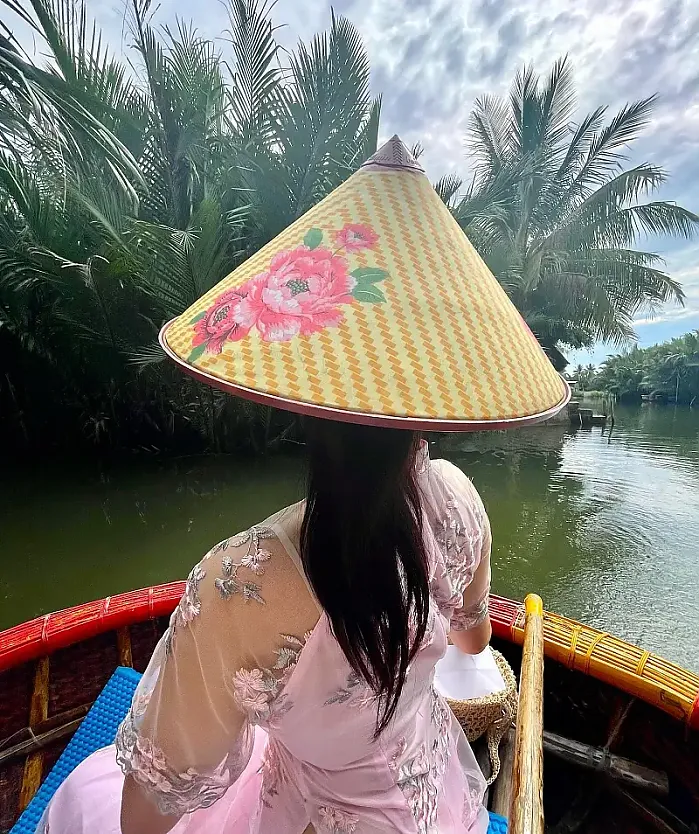 맞춤 아오자이 입구 제대로 다낭 즐겼당 베트남 호이안 7월 2일