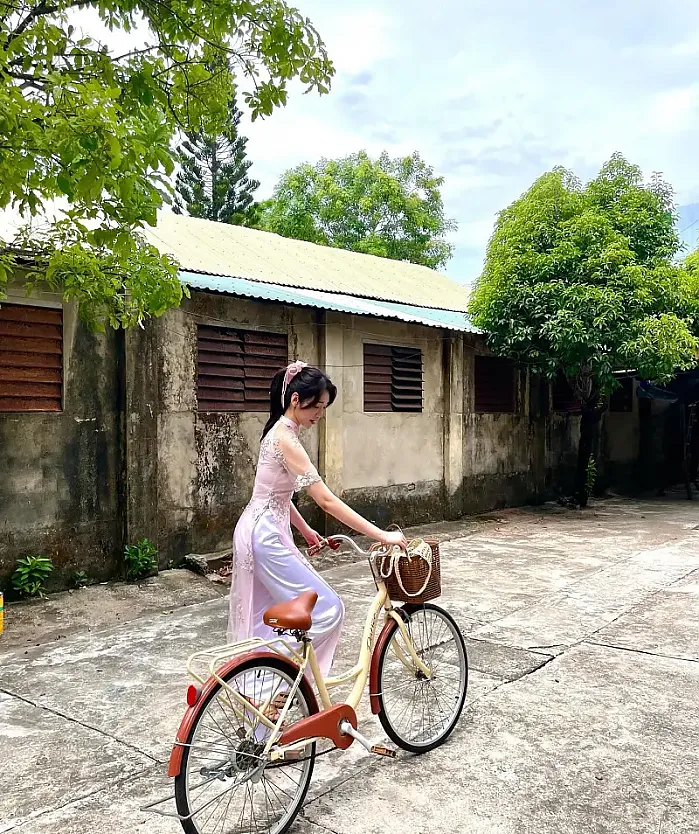 맞춤 아오자이 입구 제대로 다낭 즐겼당 베트남 호이안 7월 2일