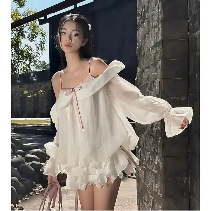 순백의 미니드레스 베트남녀 @tiemnhahy.thuedosaigon 인스타