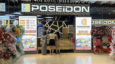 호치민 빈탄군 해산물 부페 포세이돈 Poseidon Bình Thạnh