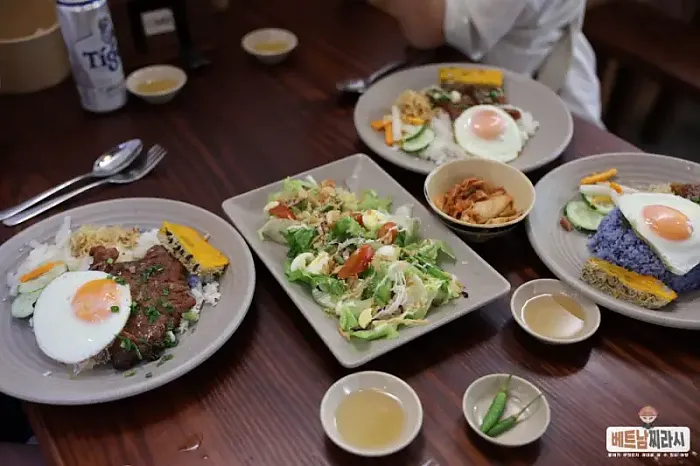 베트남 달랏 현지인 추천 식당 깔끔했던 껌땀 맛집 