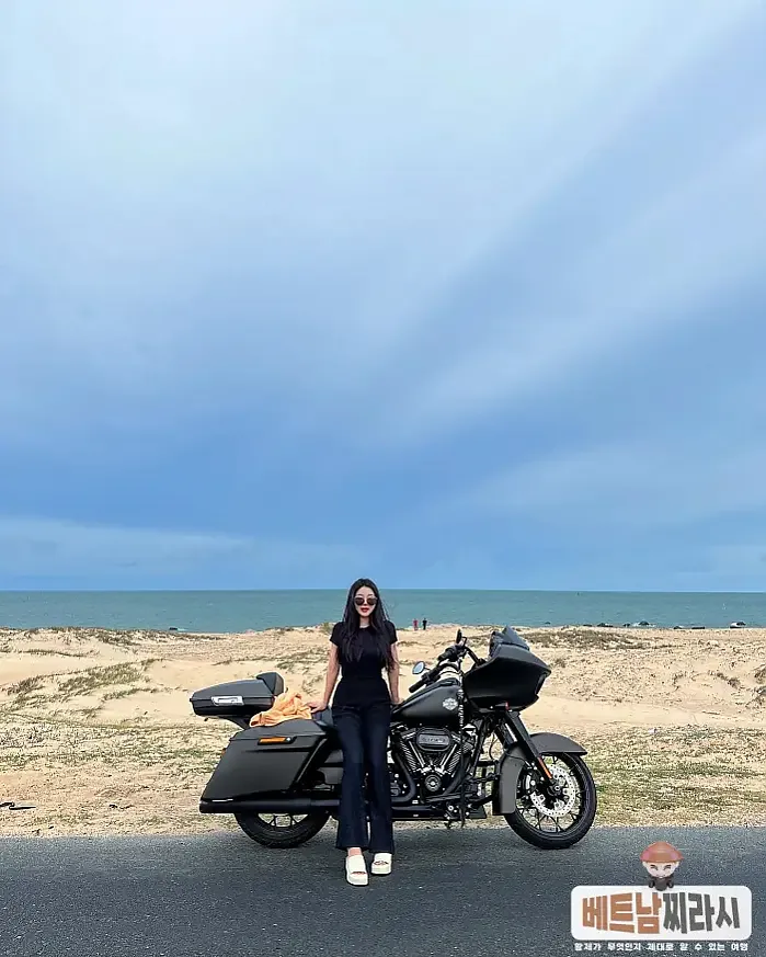 Hồ Tràm Strip 1월 16일 앞은 바다 뒤는 사막?